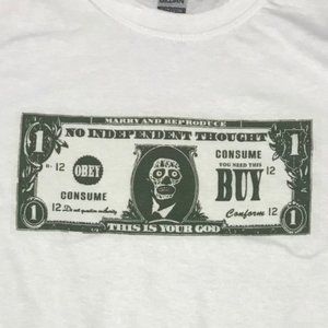 They Live White Unisex T-Shirt